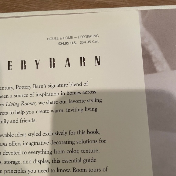 NWT Pottery Barn Living Rooms Ideas and Inspiration Book - Picture 6 of 8
